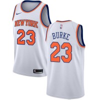 Nike New York Knicks #23 Trey Burke White Youth NBA Swingman Association Edition Jersey