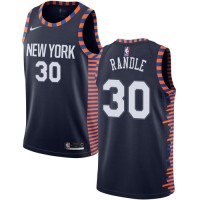 Nike New York Knicks #30 Julius Randle Navy Youth NBA Swingman City Edition 2018/19 Jersey