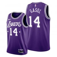 Los Angeles Los Angeles Lakers #14 Marc Gasol Youth 2021-22 City Edition Purple NBA Jersey