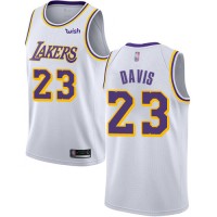 Nike Los Angeles Lakers #23 Anthony Davis White Youth NBA Swingman Association Edition Jersey