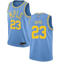 Nike Los Angeles Lakers #23 Anthony Davis Royal Blue Youth NBA Swingman Hardwood Classics Jersey
