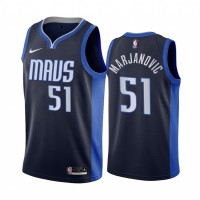 Dallas Dallas Mavericks #51 Boban Marjanovic Navy Youth NBA Swingman 2020-21 Earned Edition Jersey