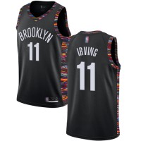 NikeBrooklyn Nets #11 Kyrie Irving Black Youth NBA Swingman City Edition 2018/19 Jersey