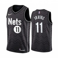 BrooklynBrooklyn Nets #11 Kyrie Irving Black Youth NBA Swingman 2020-21 Earned Edition Jersey