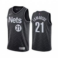 BrooklynBrooklyn Nets #21 LaMarcus Aldridge Black Youth NBA Swingman 2020-21 Earned Edition Jersey