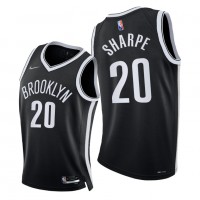 NikeBrooklyn Nets #20 Dayron Sharpe Youth 2021-22 75th Diamond Anniversary NBA Jersey Black