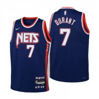BrooklynBrooklyn Nets #7 Kevin Durant Youth Nike Navy 2021/22 Swingman Jersey - City Edition