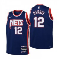 BrooklynBrooklyn Nets #12 Joe Harris Youth Nike Navy 2021/22 Swingman Jersey - City Edition