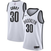 NikeBrooklyn Nets #30 Seth Curry White Youth NBA Swingman Association Edition Jersey