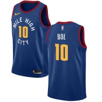 Nike Denver Nuggets #10 Bol Bol Blue Youth NBA Swingman Statement Edition Jersey