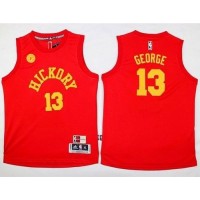 Indiana Pacers #13 Paul George Red Hardwood Classics Performance Youth Stitched NBA Jersey