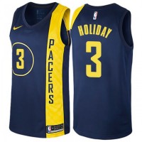 Nike Indiana Pacers #3 Aaron Holiday Navy Blue Youth NBA Swingman City Edition Jersey