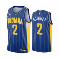 Nike Indiana Pacers #2 Cassius Stanley Blue Youth NBA Swingman 2020-21 City Edition Jersey