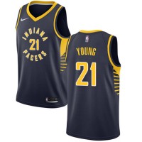 Nike Indiana Pacers #21 Thaddeus Young Navy Blue Youth NBA Swingman Icon Edition Jersey