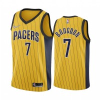 Indiana Indiana Pacers #7 Malcolm Brogdon Gold Youth NBA Swingman 2020-21 Earned Edition Jersey