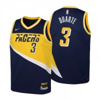 Indiana Indiana Pacers #3 Chris Duarte Youth Nike Navy 2021/22 Swingman Jersey - City Edition