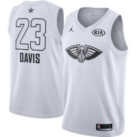 Nike New Orleans Pelicans #23 Anthony Davis White Youth NBA Jordan Swingman 2018 All-Star Game Jersey