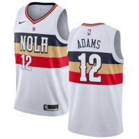 Nike New Orleans Pelicans #12 Steven Adams White Youth NBA Swingman Earned Edition Jersey