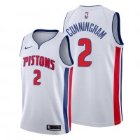 Detroit Detroit Pistons #2 Cade Cunningham Youth White Jersey 2021 NB.1