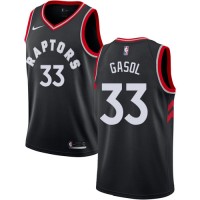 Nike Toronto Raptors #33 Marc Gasol Black Youth NBA Swingman Statement Edition Jersey