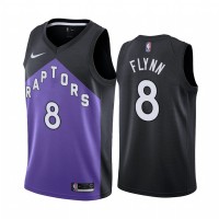 Toronto Toronto Raptors #8 Malachi Flynn Purple Youth NBA Swingman 2020-21 Earned Edition Jersey