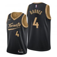 Toronto Toronto Raptors #4 Scottie Barnes Youth Black NBA Swingman 2020-21 City Edition Jersey