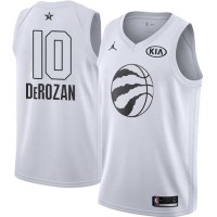 Nike Toronto Raptors #10 DeMar DeRozan White Youth NBA Jordan Swingman 2018 All-Star Game Jersey