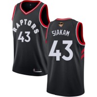 Nike Toronto Raptors #43 Pascal Siakam Black 2019 Finals Bound Youth NBA Swingman Statement Edition Jersey