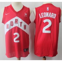 Nike Toronto Raptors #2 Kawhi Leonard Red Youth NBA Swingman Earned Edition Jersey