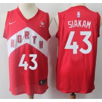 Nike Toronto Raptors #43 Pascal Siakam Red Youth NBA Swingman Earned Edition Jersey