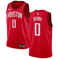 Nike Houston Rockets #0 Sterling Brown Red Youth NBA Swingman Earned Edition Jersey
