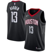 Nike Houston Rockets #13 James Harden Black Youth NBA Swingman Statement Edition Jersey