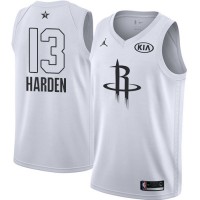 Nike Houston Rockets #13 James Harden White Youth NBA Jordan Swingman 2018 All-Star Game Jersey