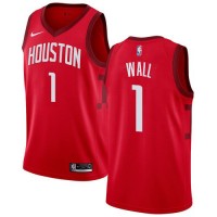 Nike Houston Rockets #1 John Wall Red Youth NBA Swingman Earned Edition Jersey