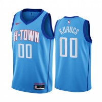 Nike Houston Rockets #00 Rodions Kurucs Blue Youth NBA Swingman 2020-21 City Edition Jersey