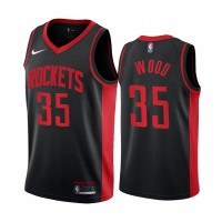 Houston Houston Rockets #35 Christian Wood Black Youth NBA Swingman 2020-21 Earned Edition Jersey