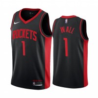 Houston Houston Rockets #1 John Wall Black Youth NBA Swingman 2020-21 Earned Edition Jersey