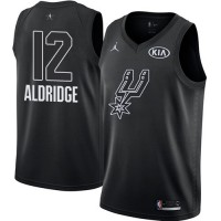 Nike San Antonio Spurs #12 LaMarcus Aldridge Black Youth NBA Jordan Swingman 2018 All-Star Game Jersey