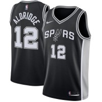 Nike San Antonio Spurs #12 LaMarcus Aldridge Black Youth NBA Swingman Icon Edition Jersey