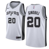 Nike San Antonio Spurs #20 Manu Ginobili White Youth NBA Swingman Association Edition Jersey