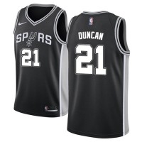Nike San Antonio Spurs #21 Tim Duncan Black Youth NBA Swingman Icon Edition Jersey