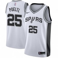 Nike San Antonio Spurs #25 Jakob Poeltl White Youth NBA Swingman Association Edition Jersey