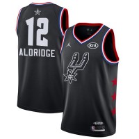 Nike San Antonio Spurs #12 LaMarcus Aldridge Black Youth NBA Jordan Swingman 2019 All-Star Game Jersey