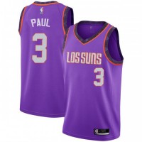 Nike Phoenix Suns #3 Chris Paul Purple Youth NBA Swingman City Edition 2018/19 Jersey