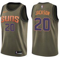 Nike Phoenix Suns #20 Josh Jackson Green Salute to Service Youth NBA Swingman Jersey
