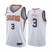Nike Phoenix Suns #3 Chris Paul White Youth NBA Swingman Association Edition Jersey