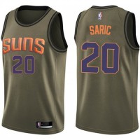 Nike Phoenix Suns #20 Dario Saric Green Youth NBA Swingman Salute to Service Jersey