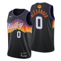Nike Phoenix Suns #0 Ty-Shon Alexander Youth 2021 NBA Finals Bound City Edition Jersey Black