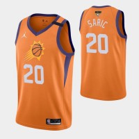 Phoenix Phoenix Suns #20 Dario Saric Youth 2021 NBA Finals Bound Statement Edition NBA Jersey Orange