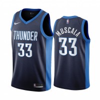 Oklahoma City Oklahoma City Thunder #33 Mike Muscala Navy Youth NBA Swingman 2020-21 Earned Edition Jersey